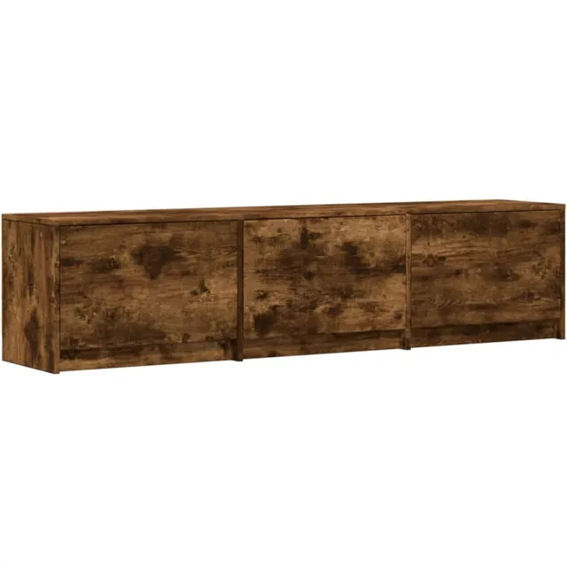 vidaXL TV-kast Gerookt eiken Bewerkt hout