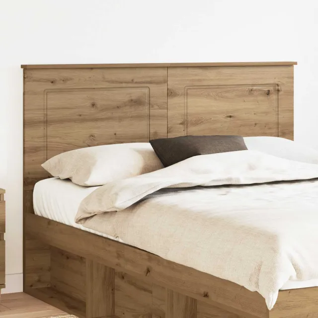 vidaXL Hoofdbord Artisan Eik Geconstrueerd hout Bruin