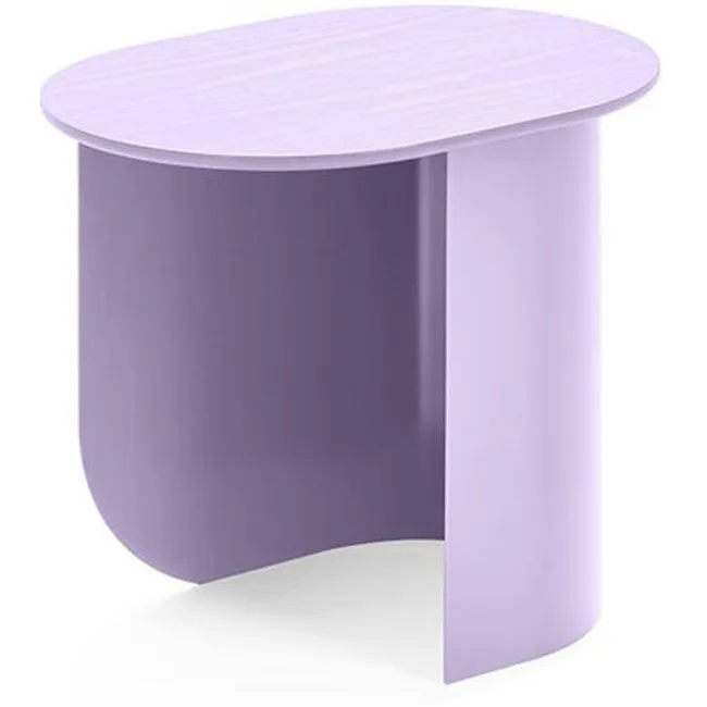 FÉST Plateau ovale houten bijzettafel lila, foto 3