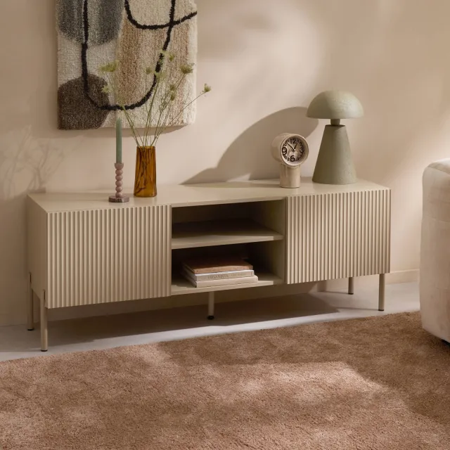 NOUS Living Goos tv-meubel cappuccino, foto 2