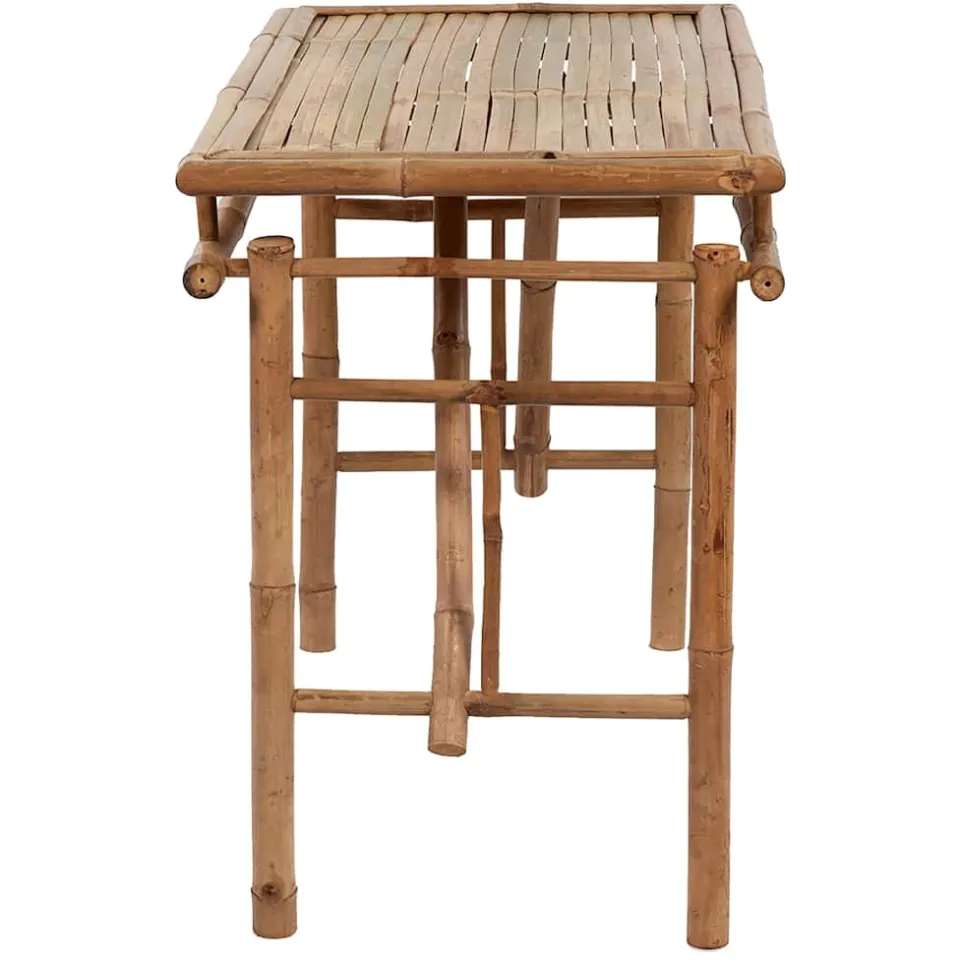 vidaXL Tuintafel inklapbaar 115x50x75 cm bamboe bruin, foto 3