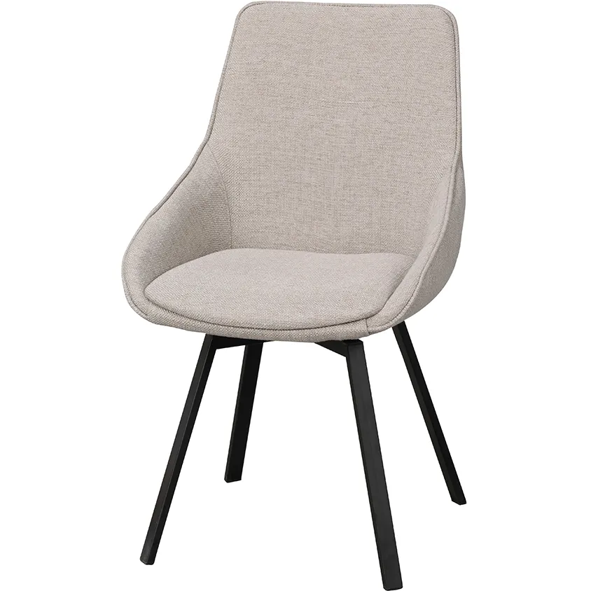 Rowico Home Alison draaibare eetkamerstoel beige - set van 2
