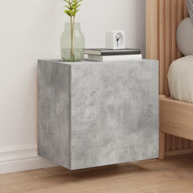 vidaXL Tv-wandmeubel 40,5x30x40 cm bewerkt hout betongrijs grijs, foto 2