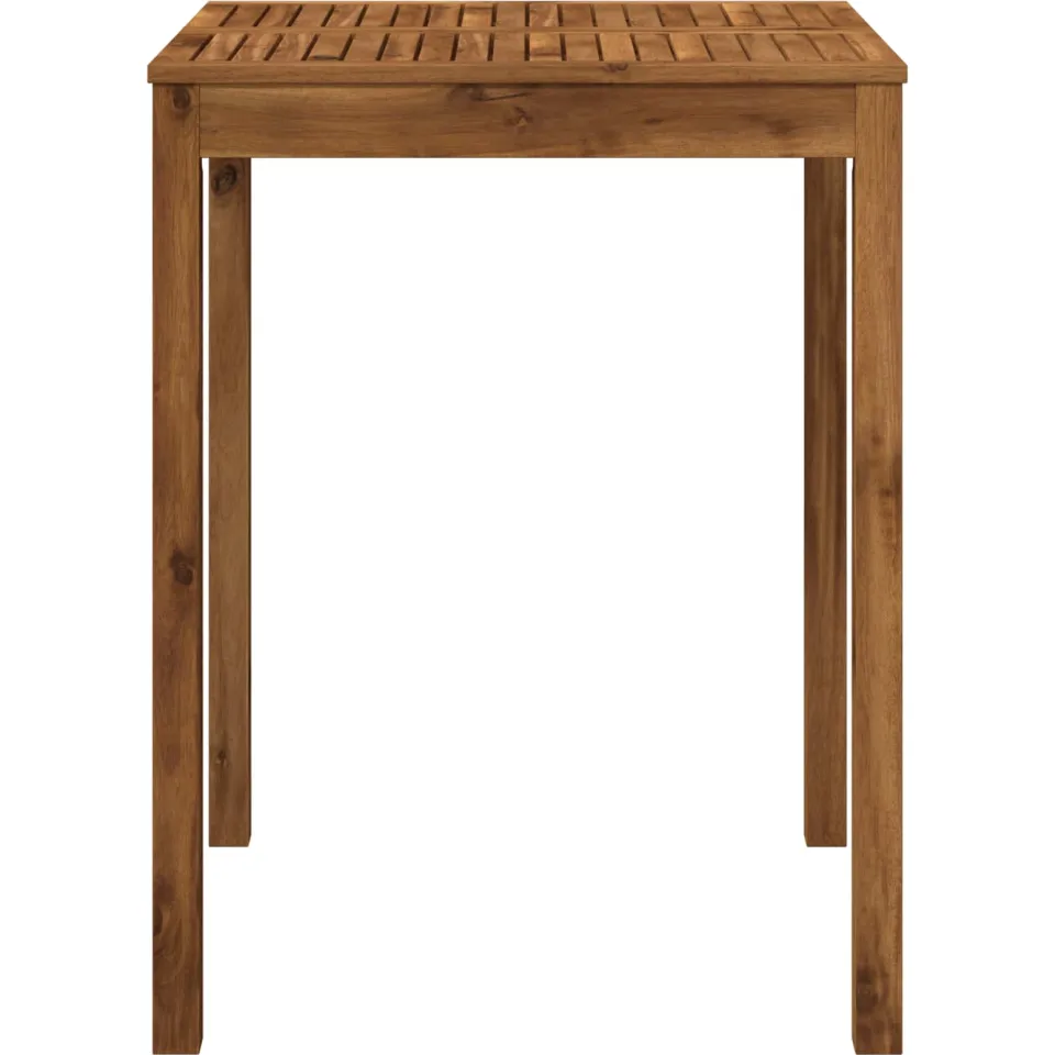 vidaXL Tuinbar Tafel LAREN Naturel 80 x 80,5 x 105 cm Bruin