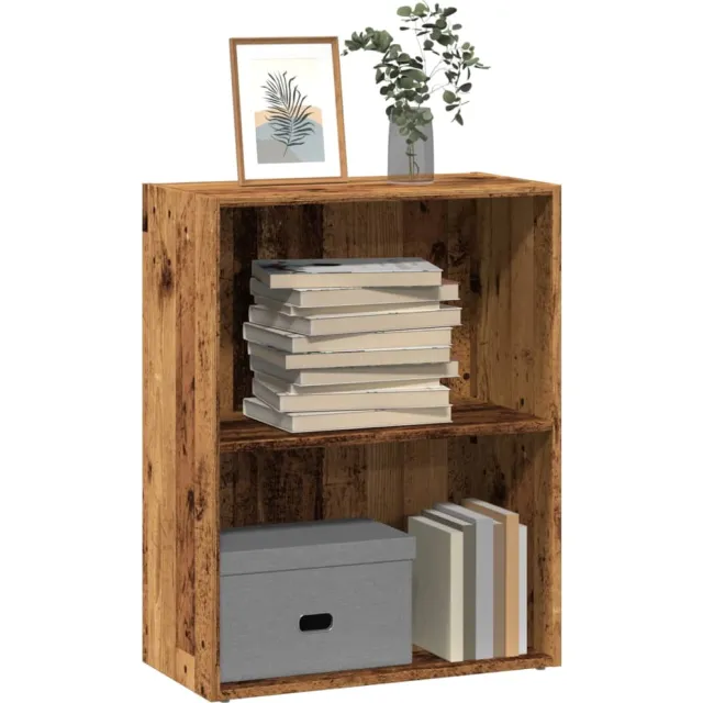 vidaXL Boekenkast 60x30x77 cm bewerkt hout oud houtkleurig Bruin