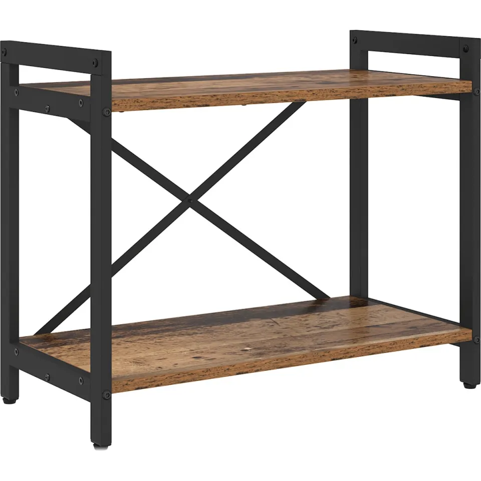 vidaXL Boekenkast 60 x 30 x 50 cm Bewerkt hout Oud hout bruin, foto 3