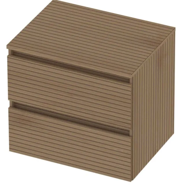 Basic-Line Deck 46 Badmeubelset Greeploos 60x46x58 cm Lamello Oak Eiken
