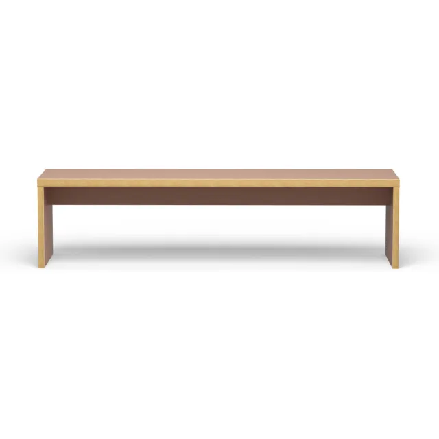 HKLIVING Bench eetkamerbank clay