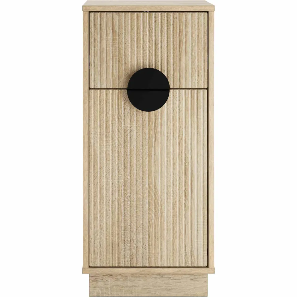 vidaXL Dressoir VENRAY Sonoma Eiken 35 x 33 x 77,5 cm Bewerkt hout, foto 4