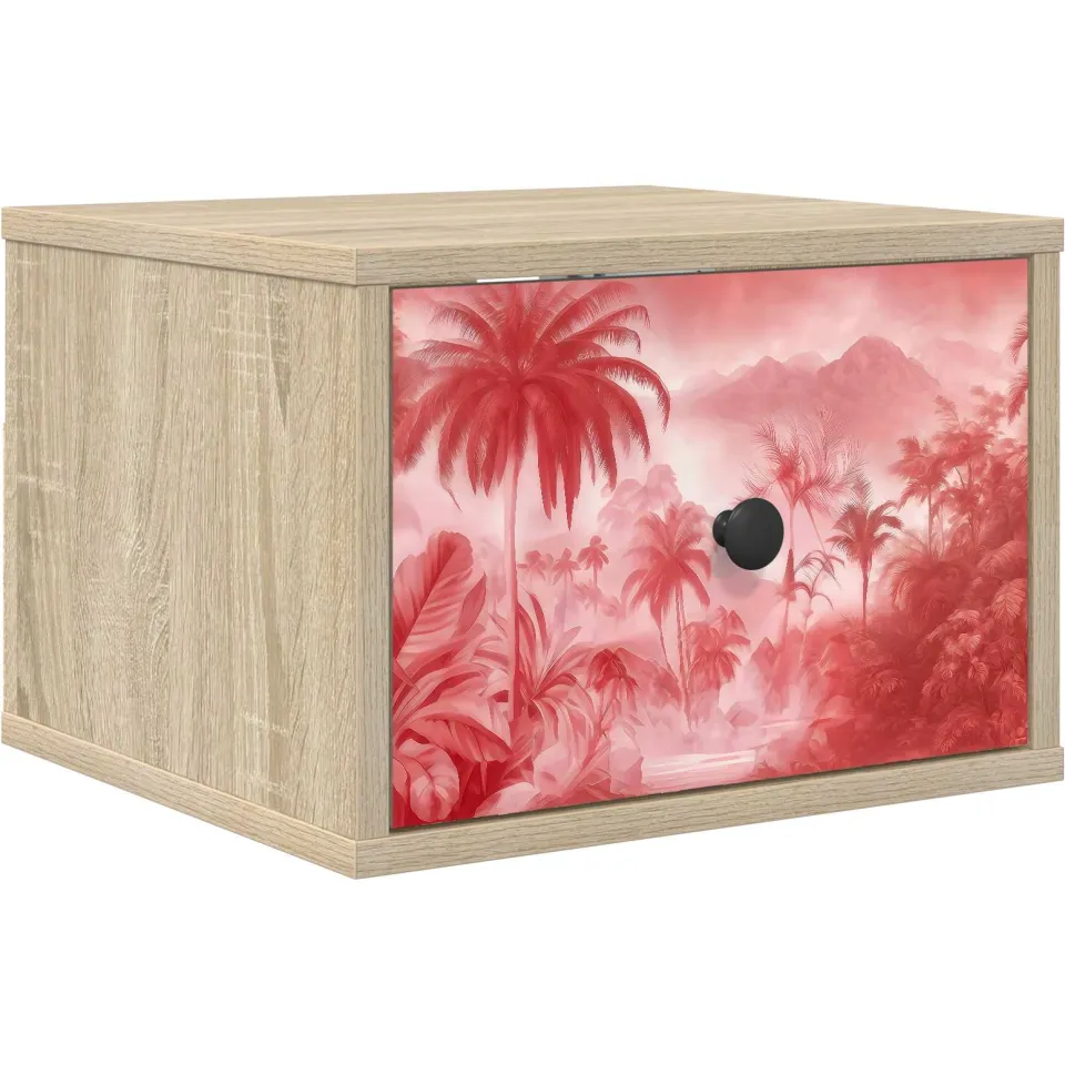 vidaXL Wandkastje AACHEN Sonoma Eiken 36 x 33 x 25 cm Bewerkt hout, foto 3