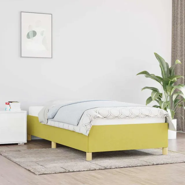 vidaXL Bedframe stof groen 80x200 cm