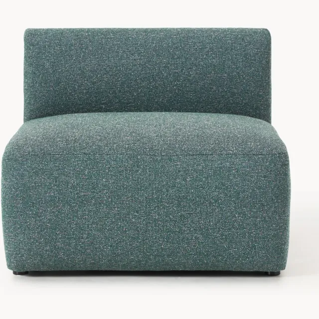 Westwing Collection Bouclé middenmodule Sofia Turquoise