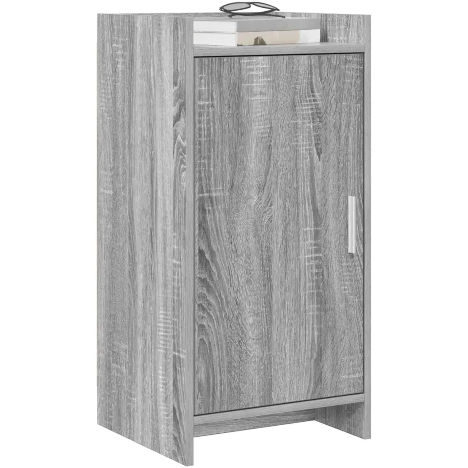 vidaXL Dressoir Grijs Sonoma 40 x 36 x 80 cm Bewerkt hout