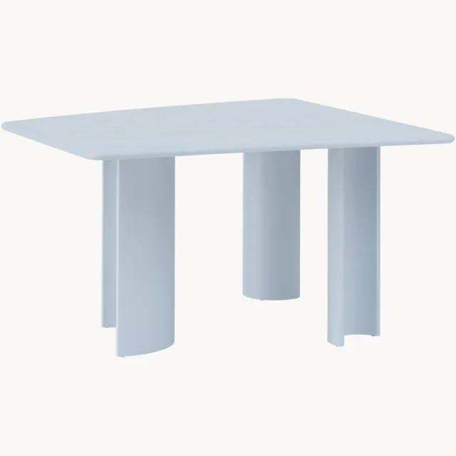 Muuto Eettafel Re-Norm, 130 x 120 cm Lichtblauw