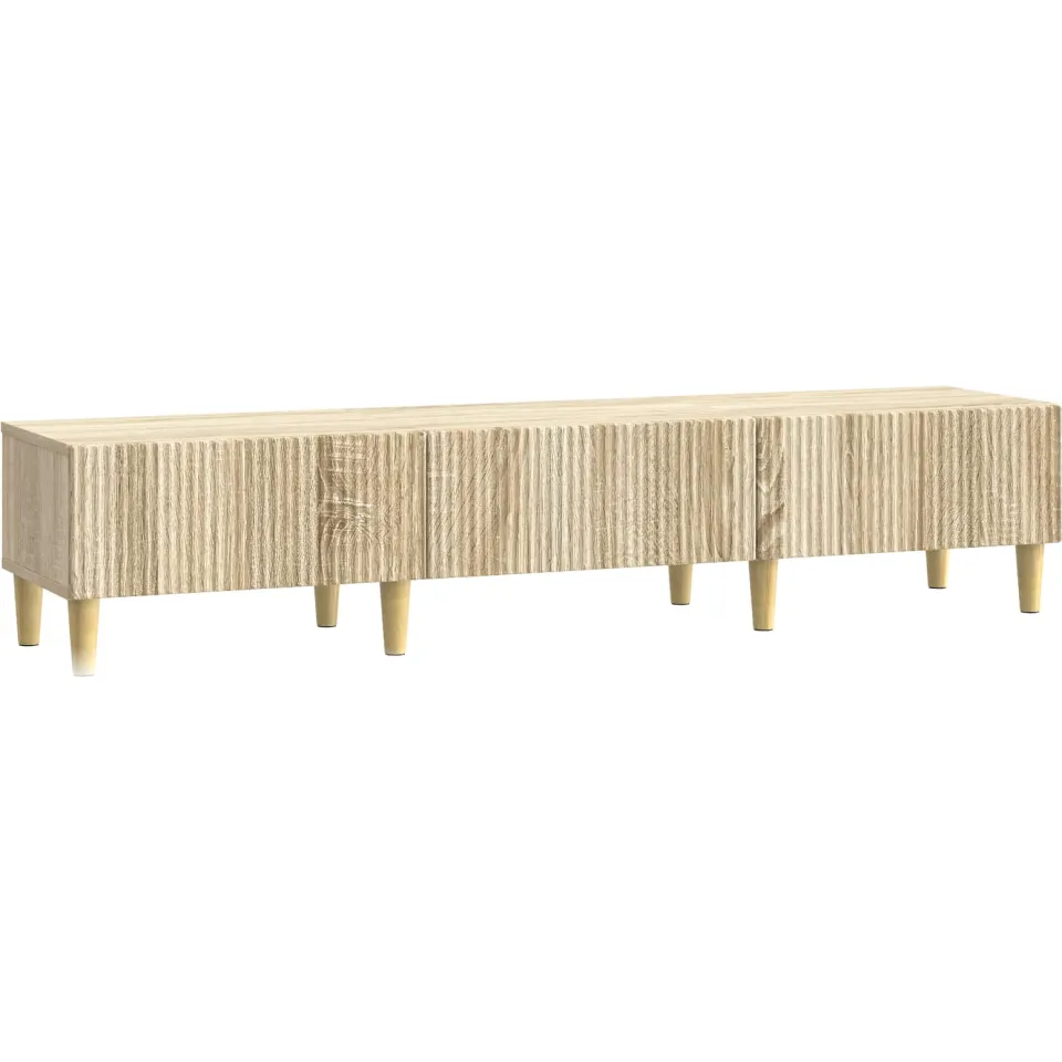 vidaXL TV-kast met lade Sonoma Eiken 147 x 34,5 x 30 cm Bewerkt hout, foto 3