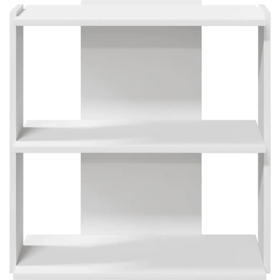 vidaXL Boekenkast 3-laags 60x30x60 cm bewerkt hout wit, foto 4