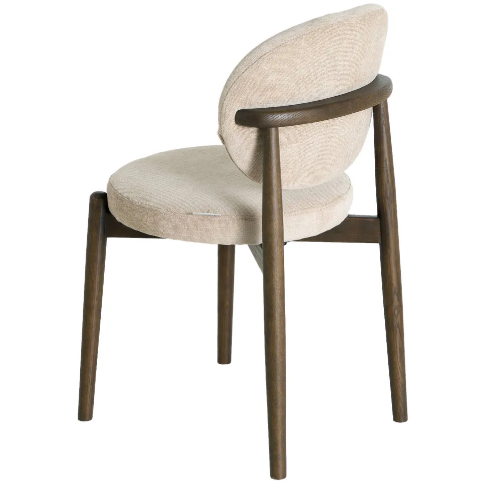 NOUS Living Avara eetkamerstoel beige, foto 4