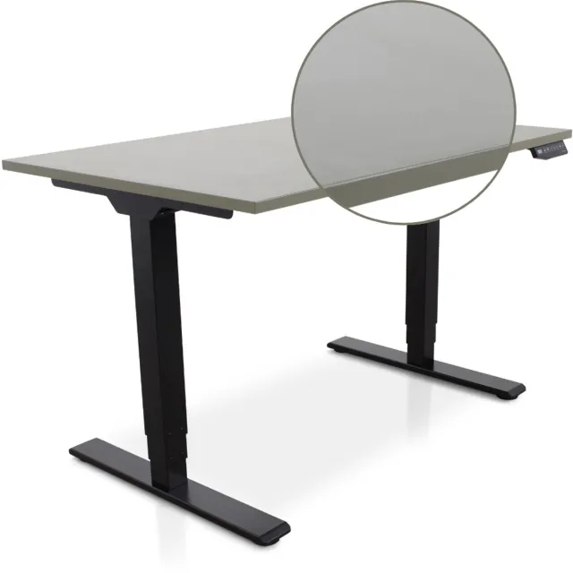 Multi Ratio Lineaflex MRC COMFORT Zit-Sta Bureau – Elektrisch Verstelbaar – 120x80 cm – Blad Forest Green – Zwart Frame – ARBO Norm NEN-EN 527 – Met memorybediening – 100 KG Draagvermogen – 130 cm Hoog
