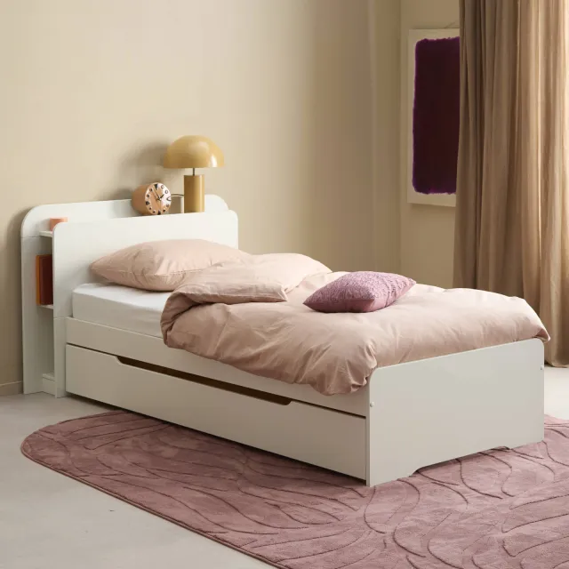NOUS Living bed Rumble (90x200 cm) Wit