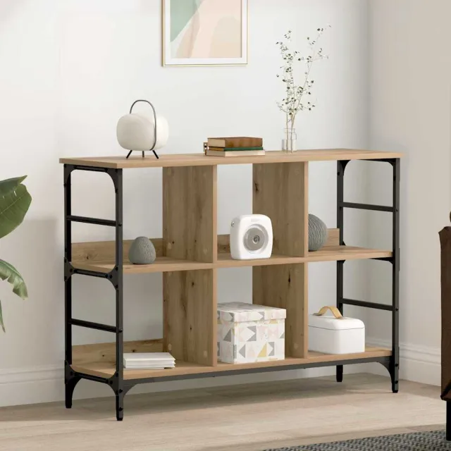 vidaXL Dressoir Artisan Eiken 102 x 32 x 73,5 cm, foto 2