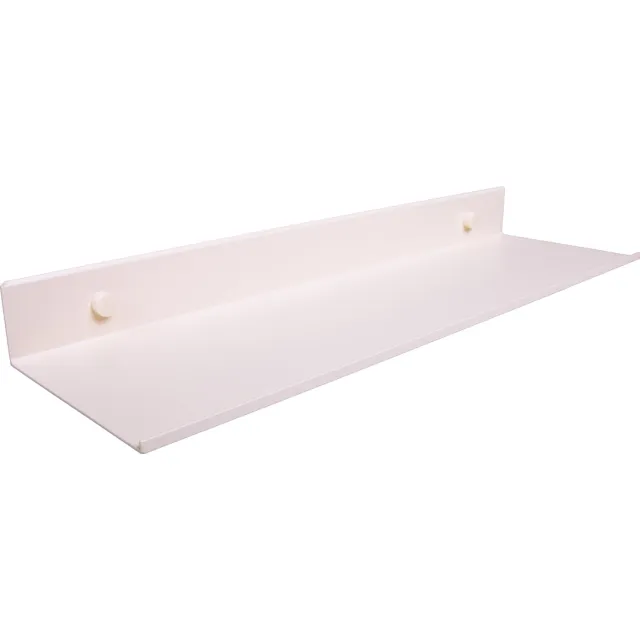 QUVIO Wandplank - Metaal - 40 x 12 x 4 cm - Beige