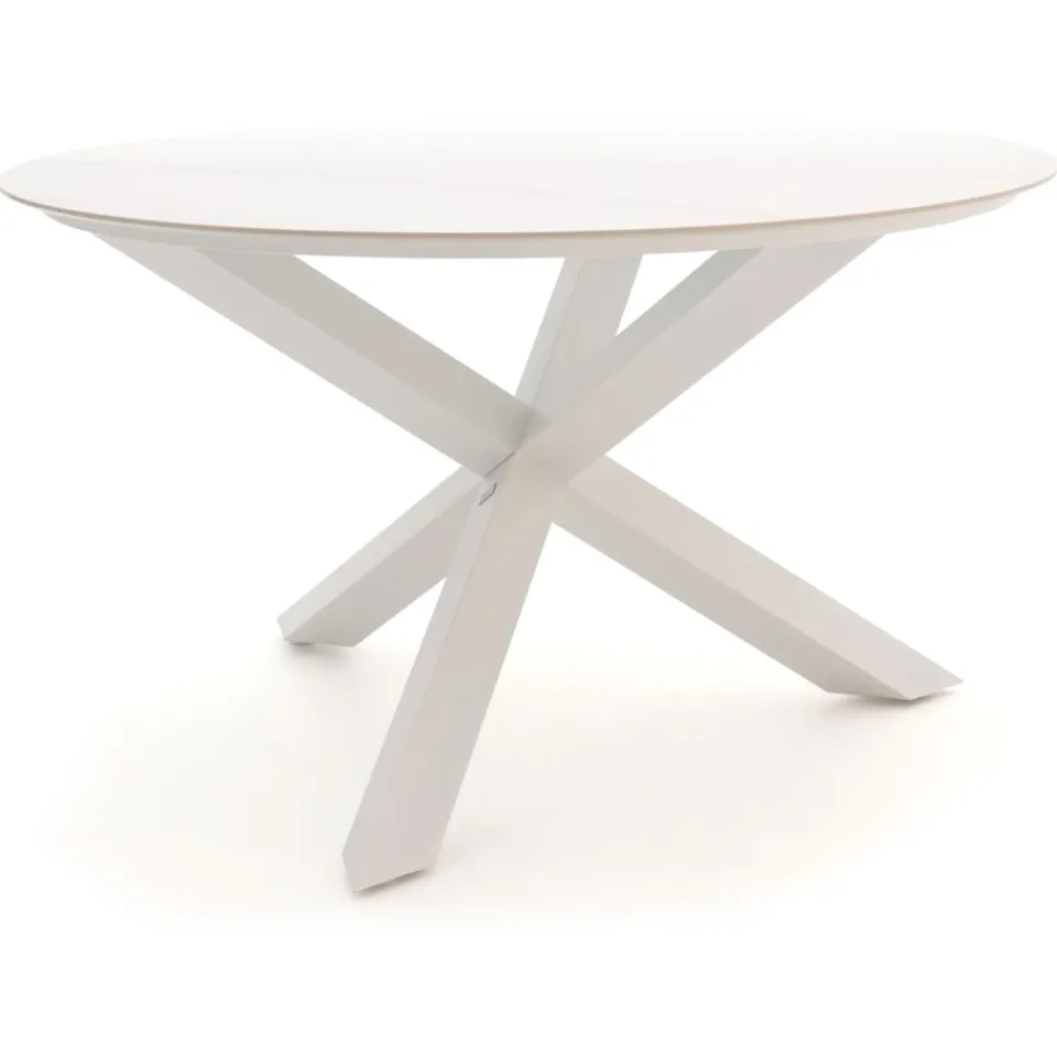 Bellagio tuinmeubelen Bellagio Lodola dining tuintafel ø 130cm wit, foto 4