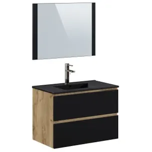 t-bath Badmeubelset Milenio Indus Zwart Eik, foto 5