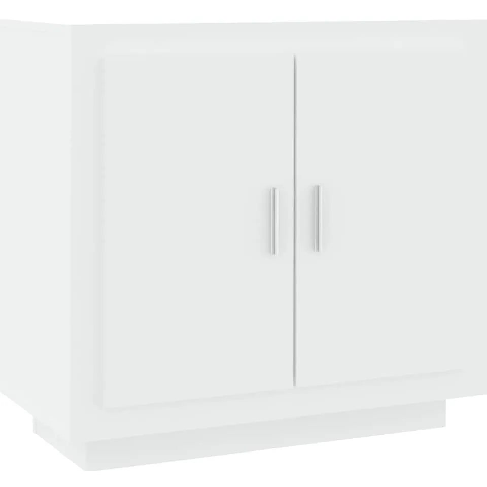 vidaXL Dressoir 80x40x75 cm bewerkt hout wit