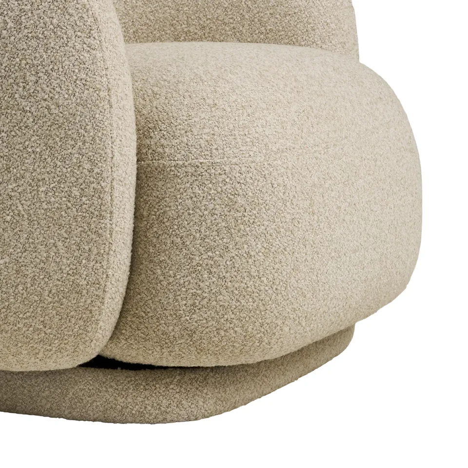 Artichok Haylie draaibare fauteuil zand, foto 4