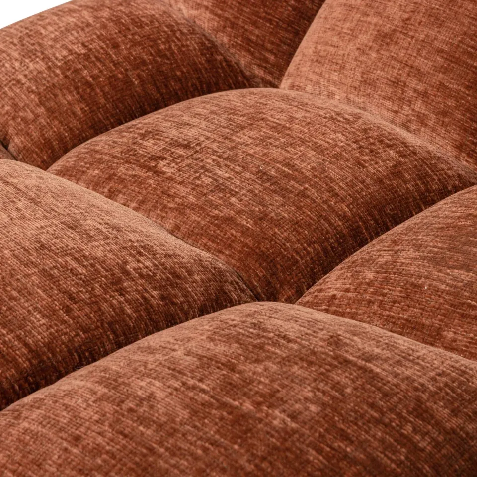 WOOOD Elvi Draaifauteuil - Chenille Structuur - Lichtgrijs - 81x73x84, foto 6