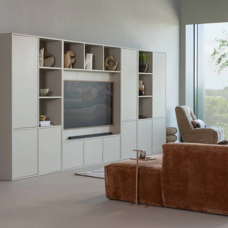 WOOOD Meggy tv opbergkast beige, foto 4