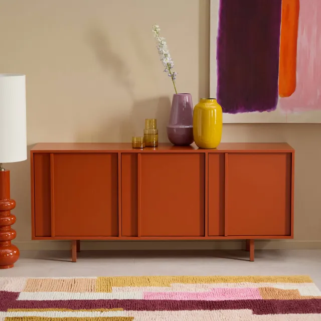 NOUS Living Kale dressoir donker oranje, foto 2