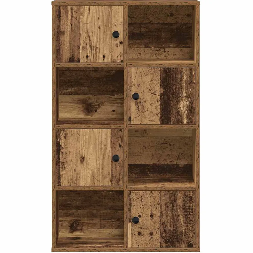 vidaXL Boekenkast 60x24x101,5 cm bewerkt hout oud houtkleurig bruin, foto 4