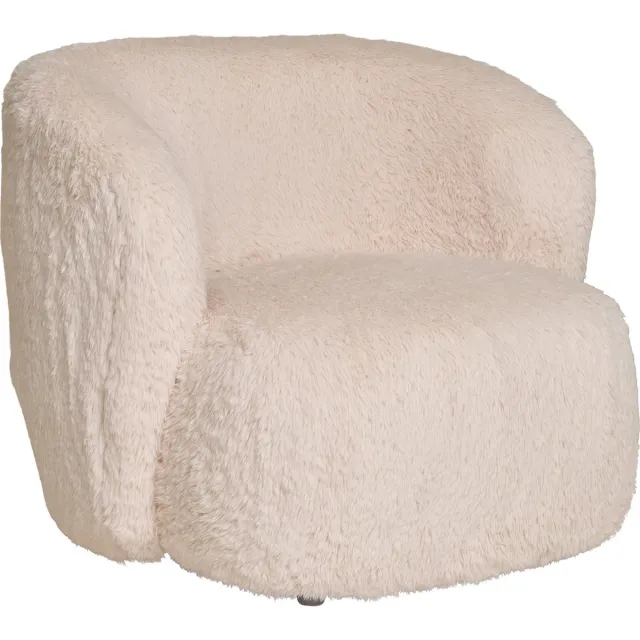 House Nordic Fauteuil Setubal - Imitatiebont - Off White