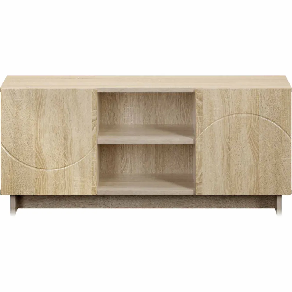 vidaXL TV-standaard 90 x 34,5 x 40 cm Sonoma Eiken Bewerkt hout, foto 4