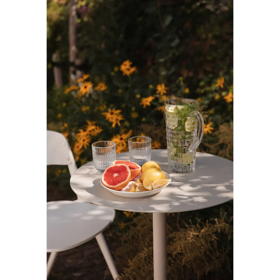 Zuiver Snow Bistrotafel Rond 57 cm Metaal Beige, foto 3