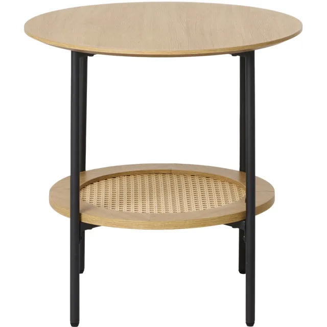 Giga Living Nachtkastje Pensacola Naturel Ø50cm - Giga Living
