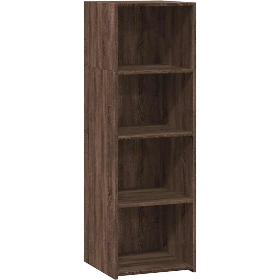 vidaXL Hoge kast 40x41x124 cm bewerkt hout bruin eikenkleur, foto 3