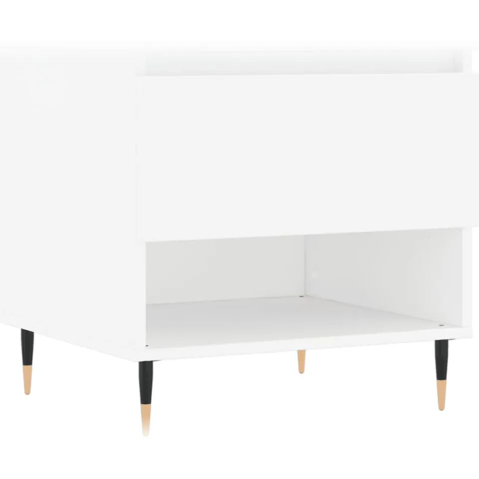 vidaXL Salontafels 2 st 50x46x50 cm bewerkt hout wit, foto 3