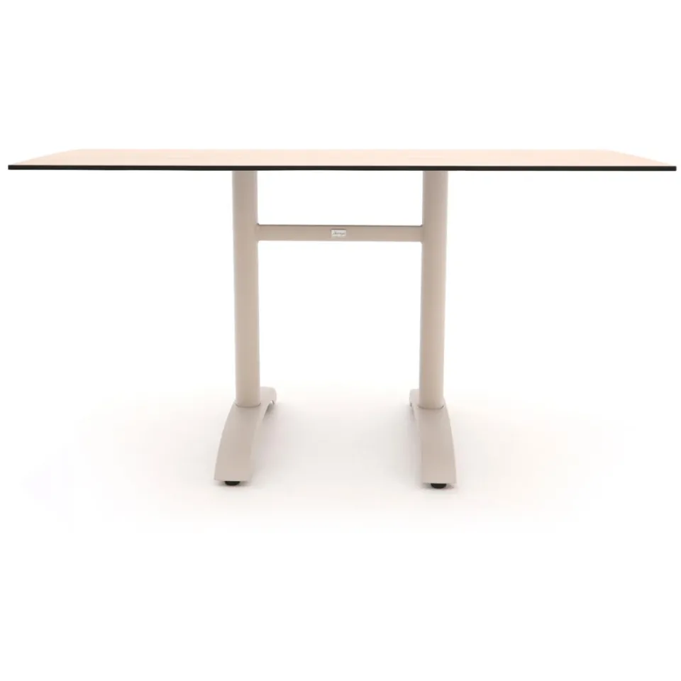 Bellagio tuinmeubelen Bellagio Lisio tuintafel 140x80x73cm taupe