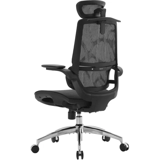 Sihoo M59 Ergonomische Bureaustoel - 3D Opklapbare Armleuningen - Dubbel Rugleuningontwerp en Dynamische Lendensteun - Kantoor/Thuis/Gaming - Zwart M59-Zwart