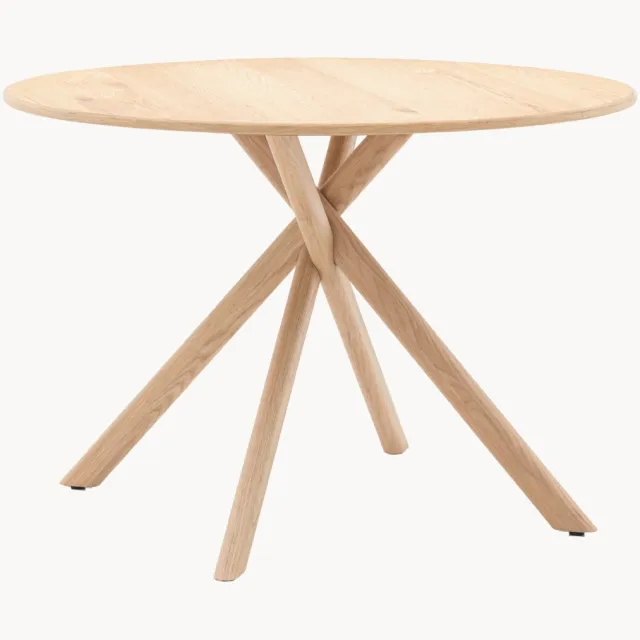 Gallery Direct Ronde eettafel Korsa Bruin