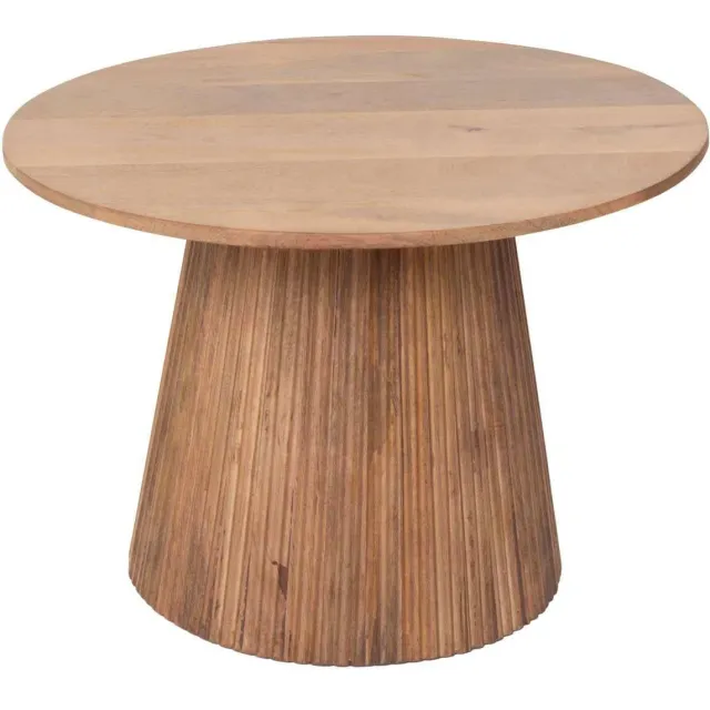 Giga Meubel Salontafel Salvador - Naturel Hout - 60x60x41cm