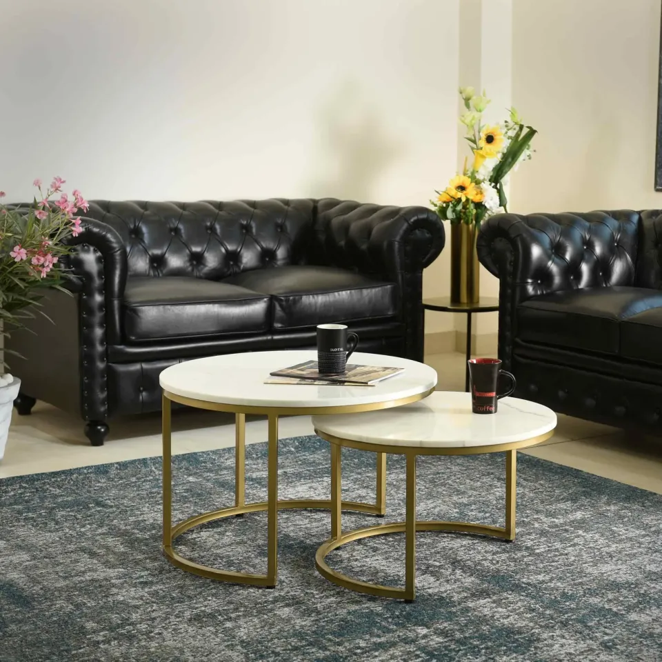 Salontafel set Alara wit, foto 2