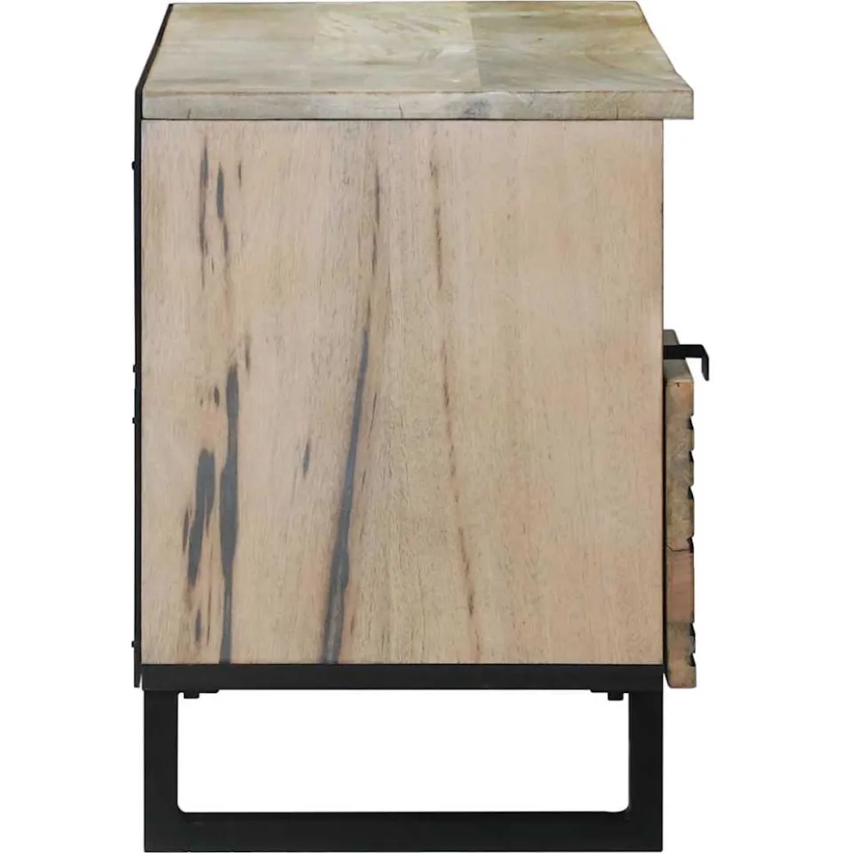 vidaXL TV Eenheden 100 x 33 x 46 cm Wit Bewerkt hout, foto 4