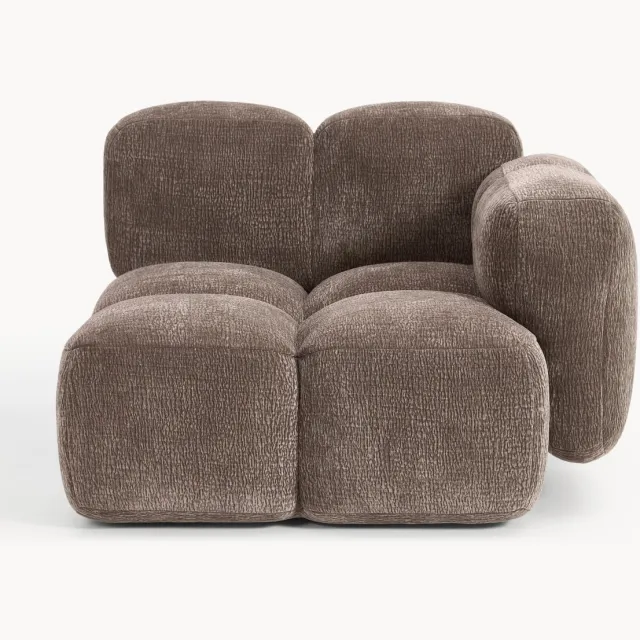 Westwing Collection Hoekmodule Tayla Taupe