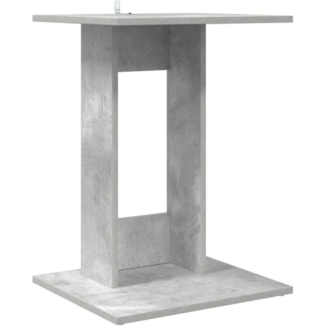 vidaXL Bijzettafel - Beton - Grijs - 45 - x - 40 - x - 62,5 - cm - Bewerkt - hout Beton grijs