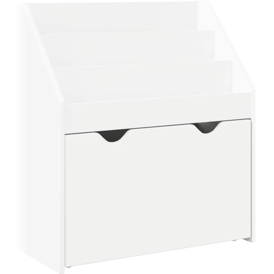 vidaXL Kinderen Boekenkast met lade Wit 60 x 29,5 x 69 cm Bewerkt hout, foto 3