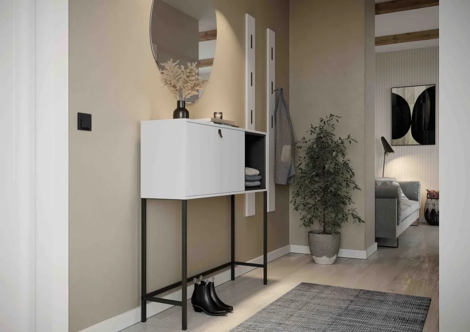 schrijfkast Barreiro Kasjmier beige, foto 6