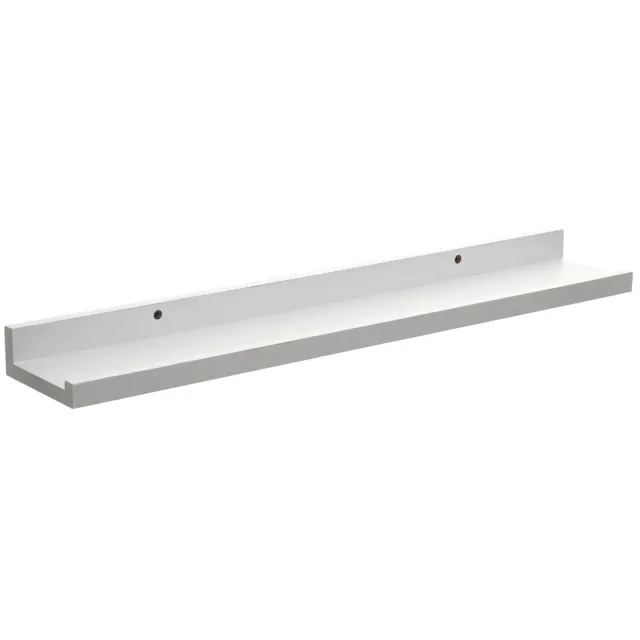 5Five® 5five foto wandplank Fixy - wit - eiken hout look - 58 x 10 x 4 cm Blanc